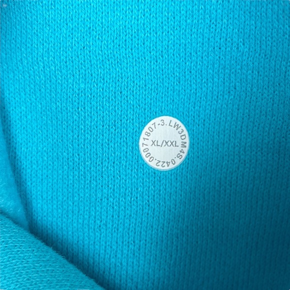 lululemon Scuba Oversized Half Zip Hoodie in Electric Turqoise ELTU NWT XL/XXL - Picture 6 of 6